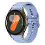 F�r Samsung Galaxy Watch 7 44 / 40mm Silikon Wellenmuster Design Ersatz Arm Band