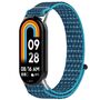 F�r Xiaomi Smart Band 10 / 9 / 9 NFC Elastisches Design Nylon Klettverschluss Armband