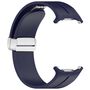 F�r Samsung Galaxy Watch Ultra 47mm Silikon Magnetisches Band D- Blau