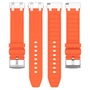 F�r Samsung Galaxy Watch FE 40mm hochwertiges Silikon Arm Band Orange