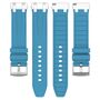 F�r Samsung Galaxy Watch FE 40mm hochwertiges Silikon Arm Band Blau