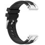 F�r Samsung Galaxy Watch FE 40mm hochwertiges Silikon Arm Band Schwarz