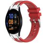 F�r Samsung Galaxy Watch FE 40mm hochwertiges Silikon Arm Band Rot