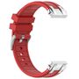 F�r Samsung Galaxy Watch FE 40mm hochwertiges Silikon Arm Band Rot