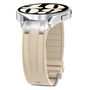 F�r Samsung Galaxy Watch FE 40mm hochwertiges Silikon Arm Band Beige