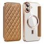 F�r Apple iPhone 16 Full Body Magsafe Kunstleder Schutz H�lle Braun