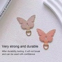 F�r Smartphones Schmetterling Metall Lanyard Befestigungsring Gold