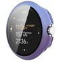 F�r Google Pixel Watch 3 45mm Kunststoff H�lle + Hart Glas Blau / Lila