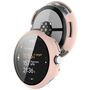 F�r Google Pixel Watch 3 45mm Kunststoff PC H�lle + Hart Glas Pink