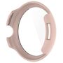 F�r Google Pixel Watch 3 45mm Kunststoff PC H�lle + Hart Glas Pink