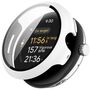 F�r Google Pixel Watch 3 45mm Kunststoff PC H�lle + Hart Glas Wei�