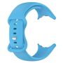 F�r Google Pixel Watch 3 45mm Silikon Band Butterfly-Schnalle H- Blau