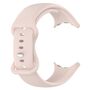 F�r Google Pixel Watch 3 45mm Silikon Band Butterfly-Schnalle Rosa