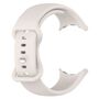 F�r Google Pixel Watch 3 45mm Silikon Band Butterfly-Schnalle Beige