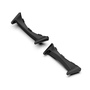 F�r Google Pixel Watch 3 45mm 1 Paar Arm Band Verbindungsst�ck Schwarz