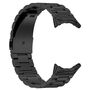 F�r Google Pixel Watch 3 45mm Three Bead Edelstahl Arm Band Schwarz