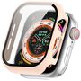 F�r Apple Watch Series 11 / 10 46mm Kunststoff H�lle + H9 Glas Rosa