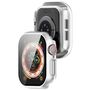 F�r Apple Watch Series 11 / 10 46mm Kunststoff H�lle + H9 Glas Silber