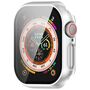 F�r Apple Watch Series 11 / 10 46mm Kunststoff H�lle + H9 Glas Silber