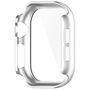 F�r Apple Watch Series 11 / 10 46mm Kunststoff H�lle + H9 Glas Silber