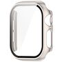 F�r Apple Watch Series 11 / 10 42mm Kunststoff H�lle + H9 Glas Beige
