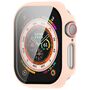 F�r Apple Watch Series 11 / 10 42mm Kunststoff H�lle + H9 Glas Rosa