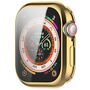 F�r Apple Watch Series 11 / 10 46mm Full Cover TPU Schutz H�lle Gold