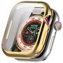 F�r Apple Watch Series 11 / 10 42mm Full Cover TPU Schutz H�lle Gold
