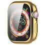 F�r Apple Watch Series 11 / 10 42mm Full Cover TPU Schutz H�lle Gold