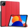 Fr Xiaomi Redmi Pad SE 8.7 3folt Wake UP Smart Tasche Hlle Case Rot