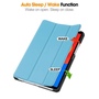 F�r Xiaomi Redmi Pad SE 8.7 3folt Wake UP Smart Tasche H�lle Hellblau