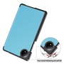 F�r Xiaomi Redmi Pad SE 8.7 3folt Wake UP Smart Tasche H�lle Hellblau