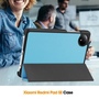 F�r Xiaomi Redmi Pad SE 8.7 3folt Wake UP Smart Tasche H�lle Hellblau