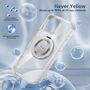 F�r Apple iPhone 16 Pro Max Gold Shield CD MagSafe H�lle Transparent
