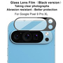 F�r Google Pixel 9 Pro XL Premium Kamera Linsen Schutzglas Schwarz