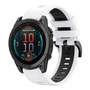F�r verschiedene Smartwatches Zweifarbiges Sport Silikon Ersatz Armband AUSWAHL