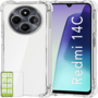 F�r Xiaomi Redmi 14C Schock TPU Silikon Schutz H�lle + H9 Hart Glas