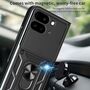 F�r Google Pixel 9 Pro Fold Sliding Kamera Hybrid Ring Schutz H�lle