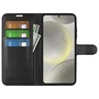 F�r Samsung Galaxy S24 FE Kunstleder Book Wallet Tasche + H9 Hart Glas