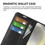 F�r Samsung Galaxy S24 FE Kunstleder Book Wallet Tasche + H9 Hart Glas