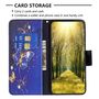 Fr Samsung Galaxy S24 FE Kunstleder Tasche Hlle Book Wallet Design