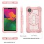 F�r Xiaomi Redmi Pad SE 8.7 360 Grad Rotation Hybrid PC H�lle Rosa