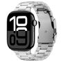 F�r Apple Watch Series 11 10 46mm / 9 8 7 45 / 6 SE 5 44mm Band Silber