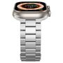 F�r Apple Watch Series 11 10 46mm / 9 8 7 45 / 6 SE 5 44mm Band Silber
