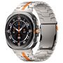 F�r verschiedene Smartwatches hochwertiges Three Bead Titan Metall Smart Armband