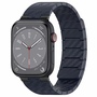 F�r Apple Watch SE 2023 40mm Carbonfaser Magnetisches Armband Blau