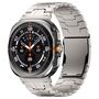 F�r Samsung Galaxy Watch Ultra 47mm Three Bead Metall Armband Titan