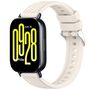 F�r Xiaomi Redmi Watch 5 Active Design Streifen Silikon Armband Beige