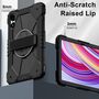 F�r Xiaomi Redmi Pad Pro 12.1 Robot Silikon Hybrid PC H�lle Schwarz