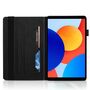 F�r Xiaomi Redmi Pad SE 8.7 Baum Muster Kunstleder Book Tasche Schwarz